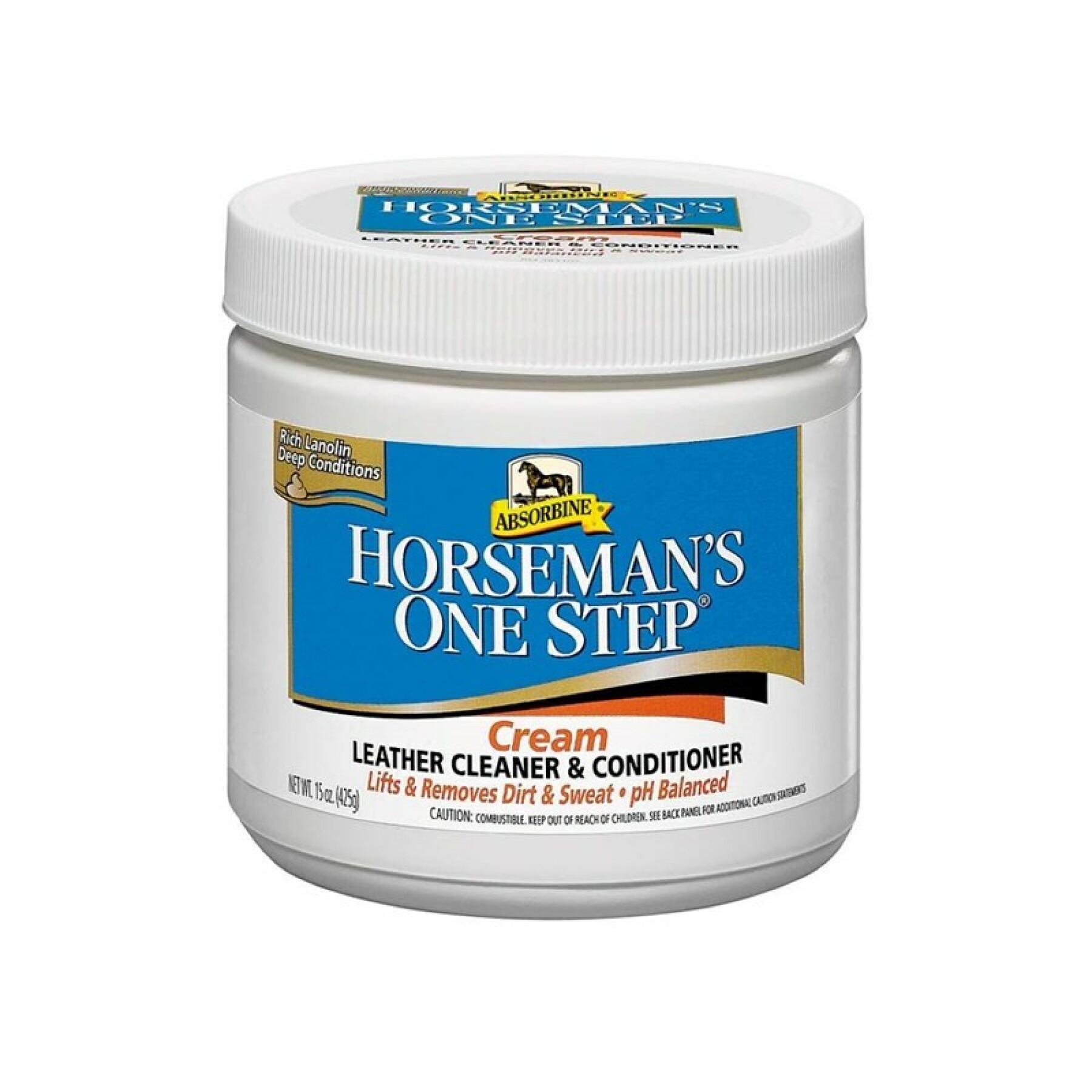 Creme de couro Absorbine Horseman's one step 425 g