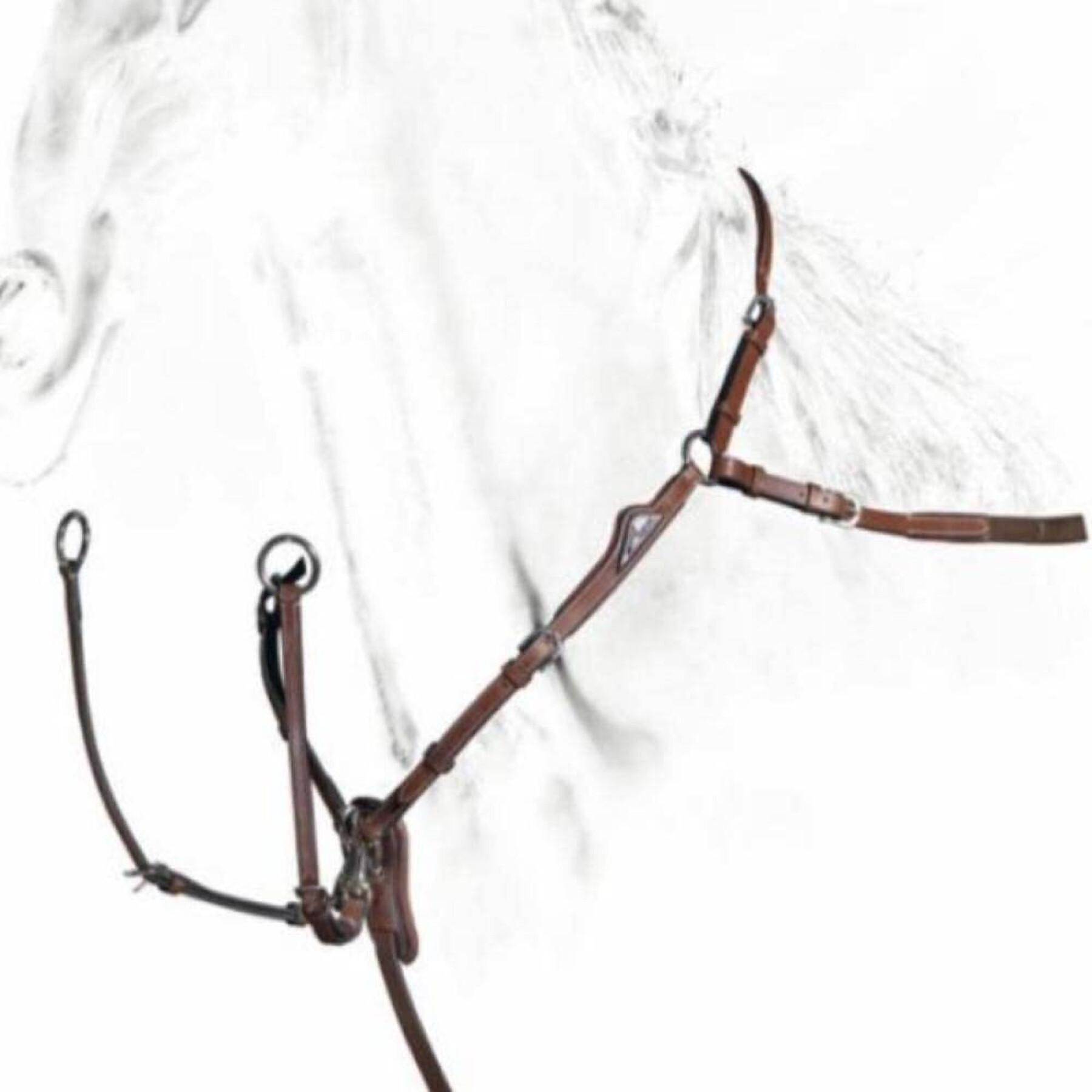 Coleira de caça para cavalos com martingale removível Equiline