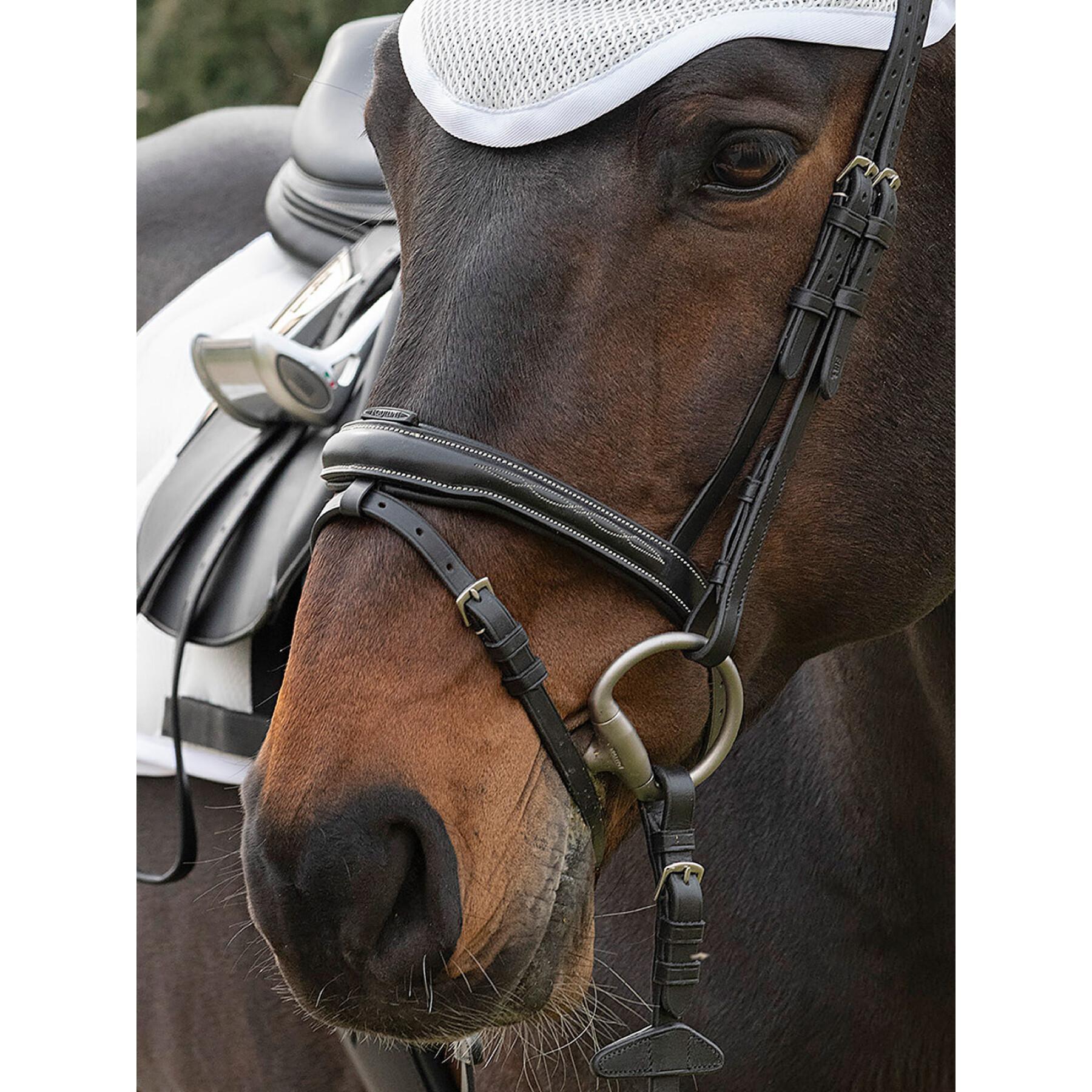 Banda nasal de cavalo com inserto de borracha Equiline