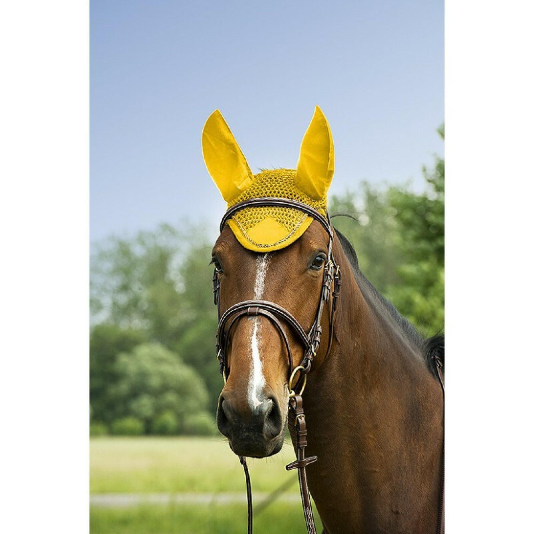 Proteção de orelhas para cavalo com repelente de insetos Equithème Polyfil