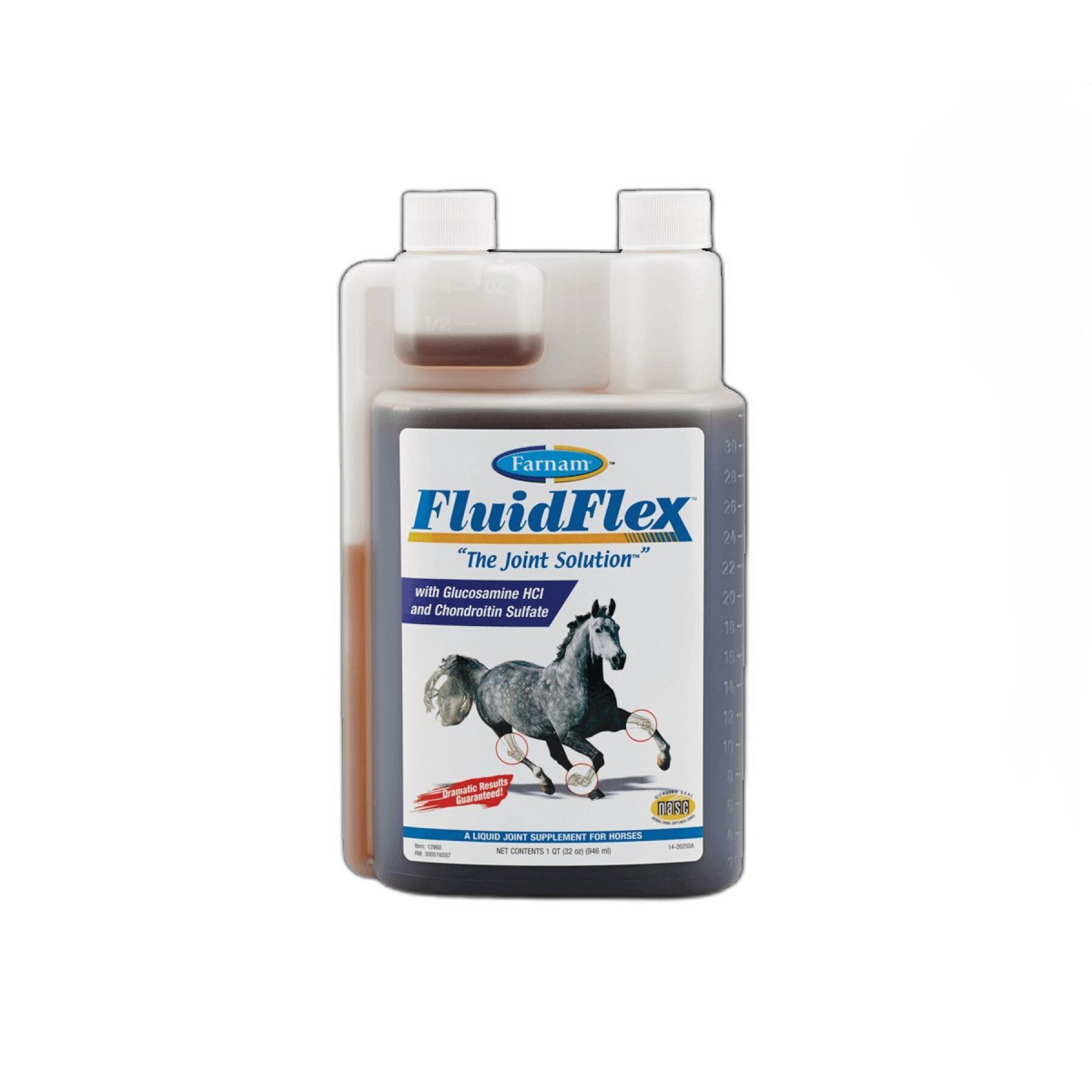 Suplemento alimentar para apoio conjunto a cavalos Farnam Fluid Flex