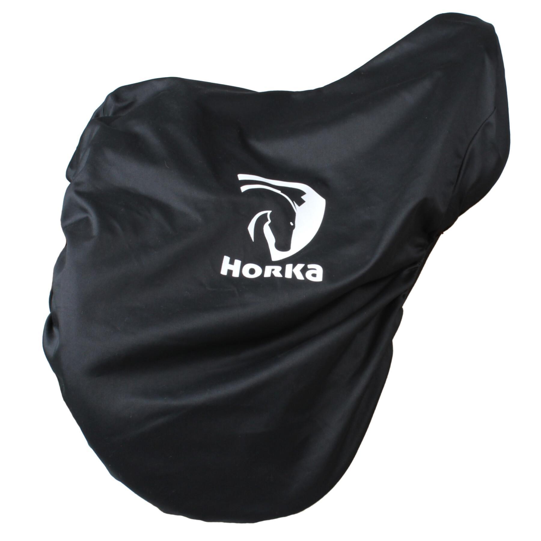 Capa de sela de cavalo com logótipo Horka
