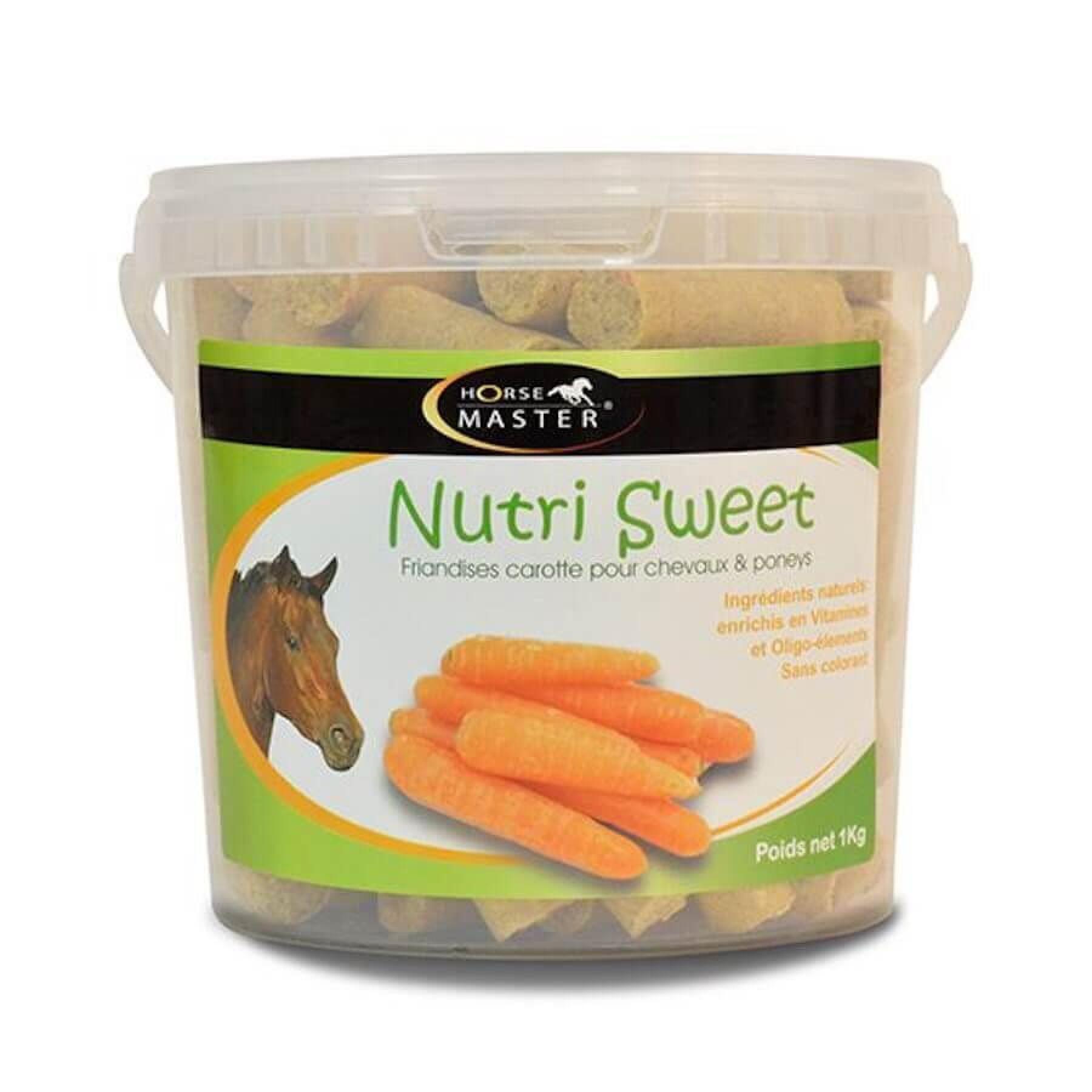 Guloseimas para cavalos Horse Master Nutri Sweet - Carotte 2,5 kg