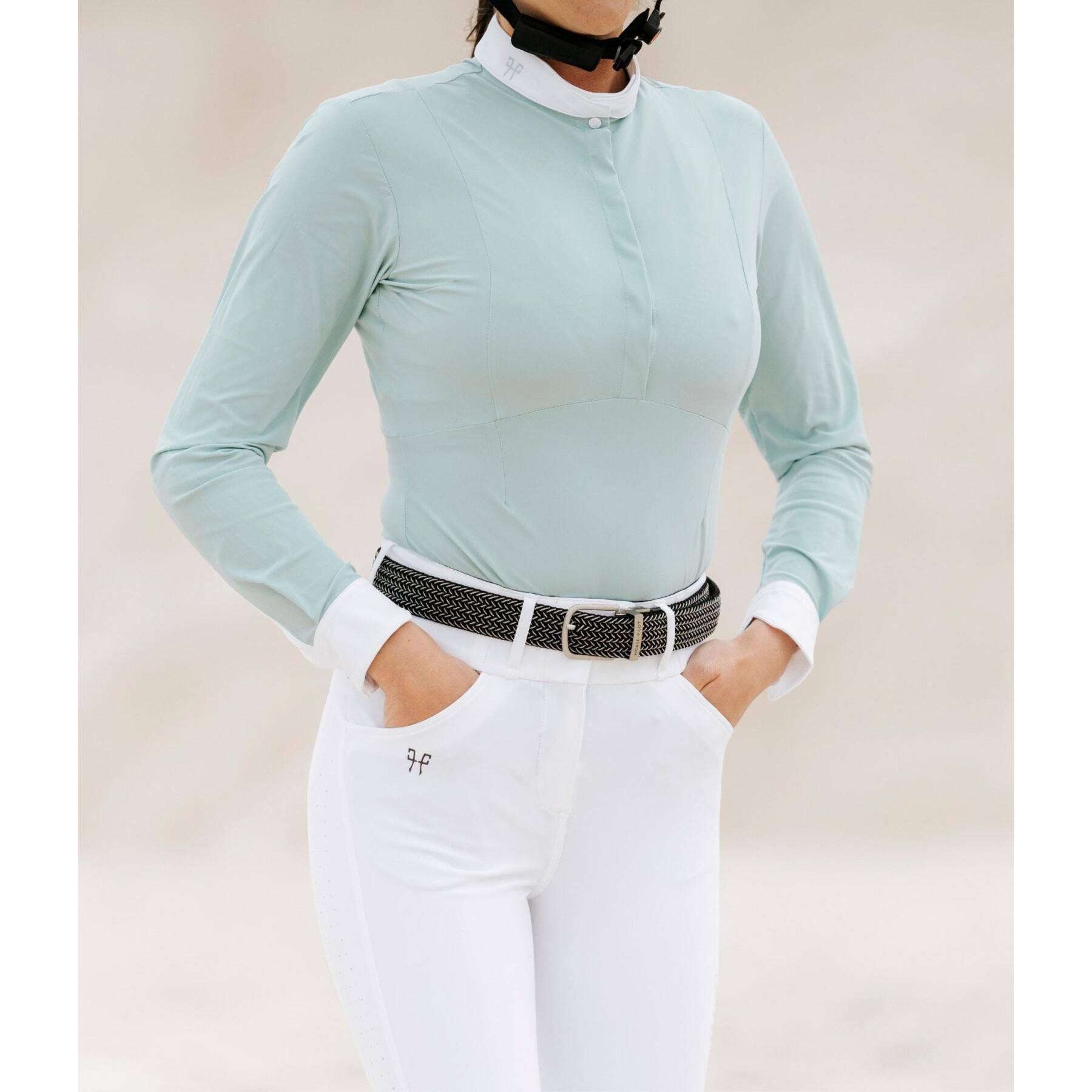 Camisa de competição de equitação feminina Horse Pilot Aerolight