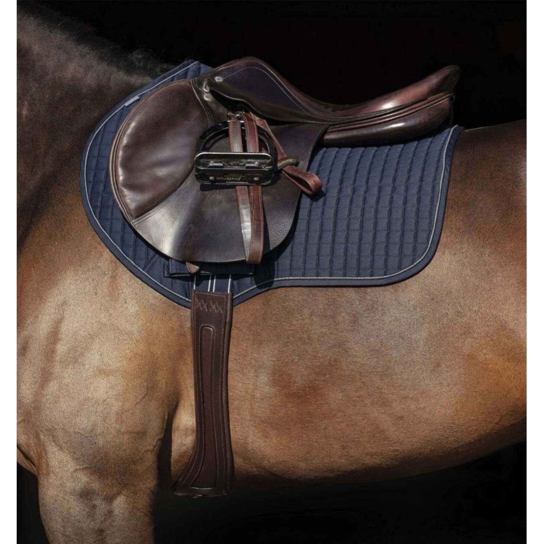 Cinta de couro para cavalos Horseware Rambo Micklem Comfort