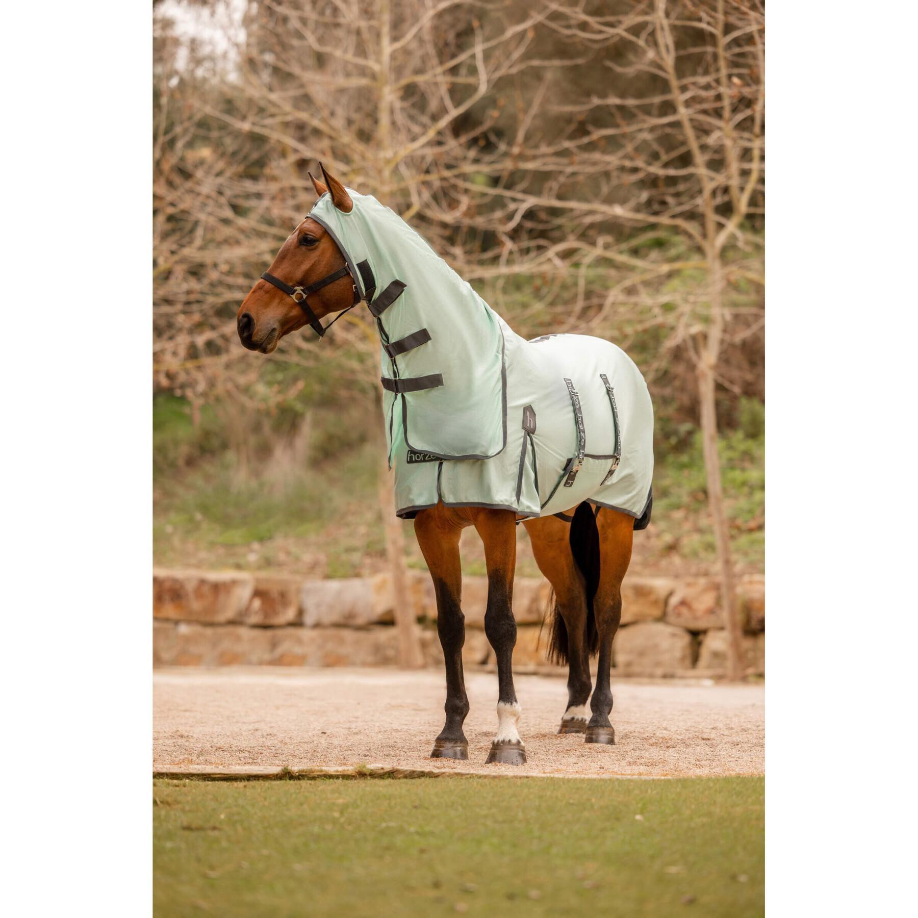 Tapete para cavalos de exterior com gola amovível e proteção UV Horze Paso Fino