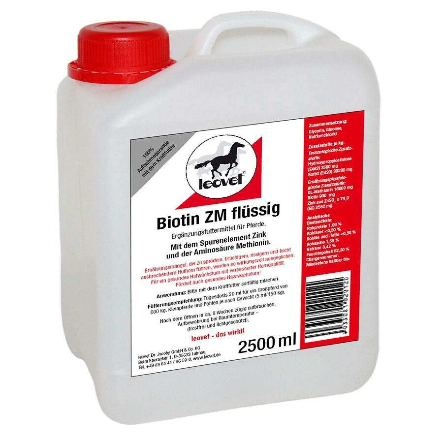 Biotina para cavalos líquido Leovet ZM 2500 ml