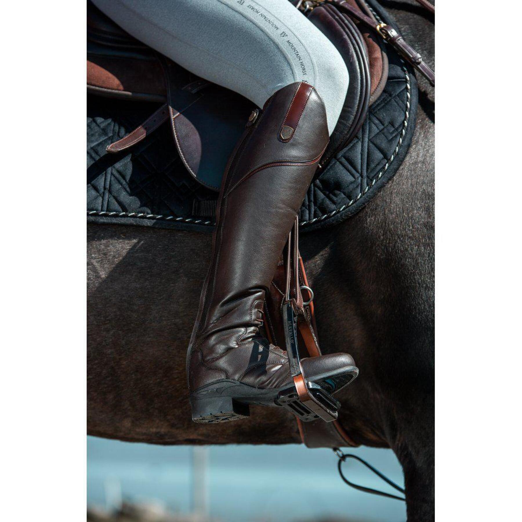 Botas de equitação femininas Mountain Horse Veganza Regular-Wide