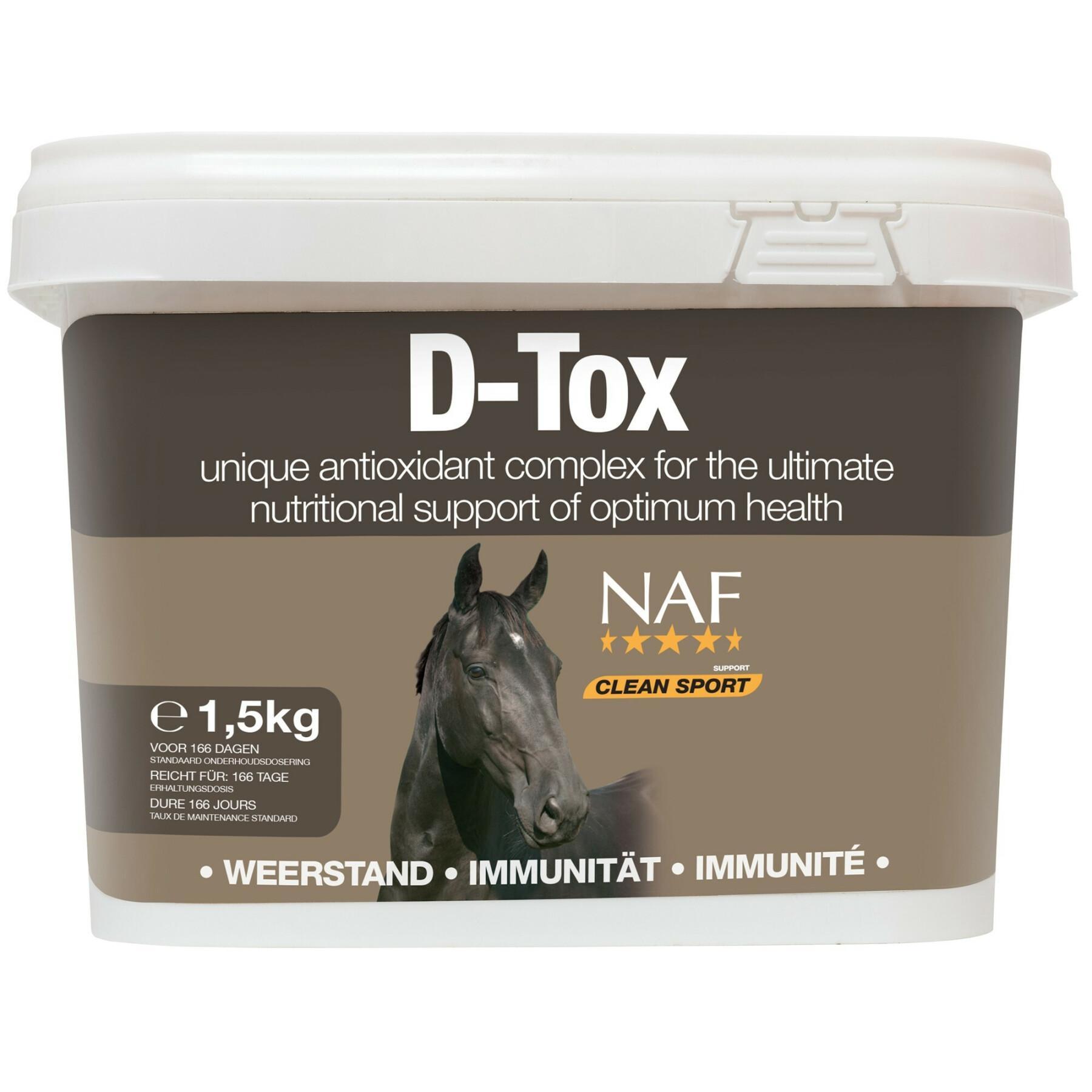 Suplemento de desintoxicação para cavalos NAF D-Tox