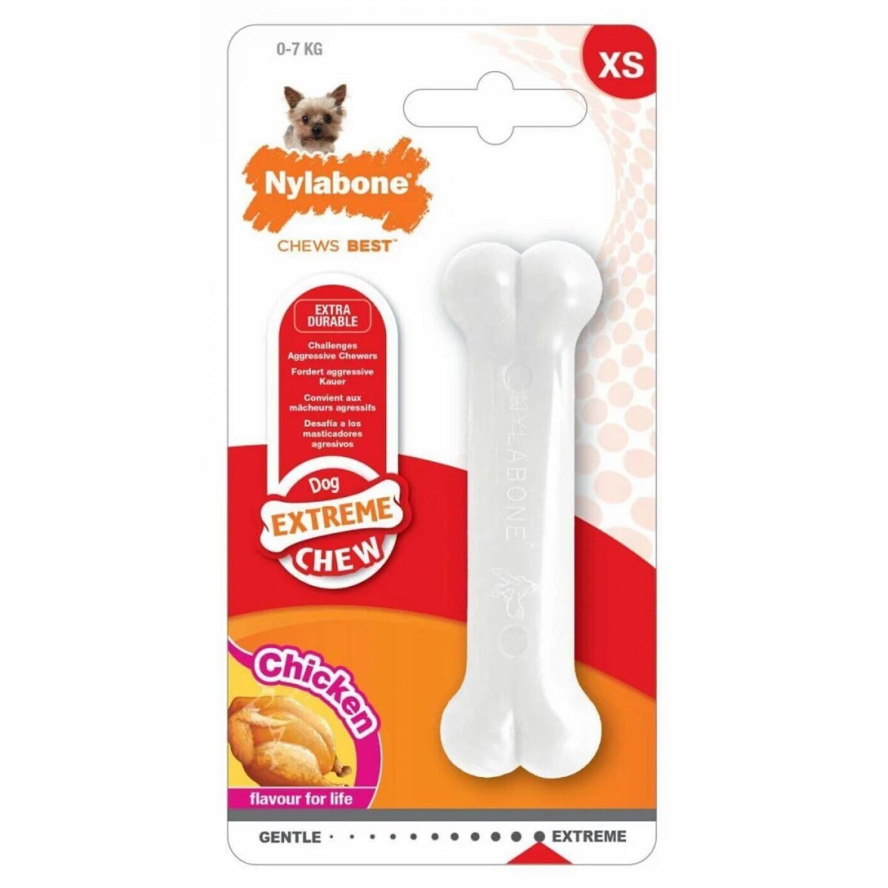 Brinquedo de cão Nylabone Extreme Chew - Chicken XS