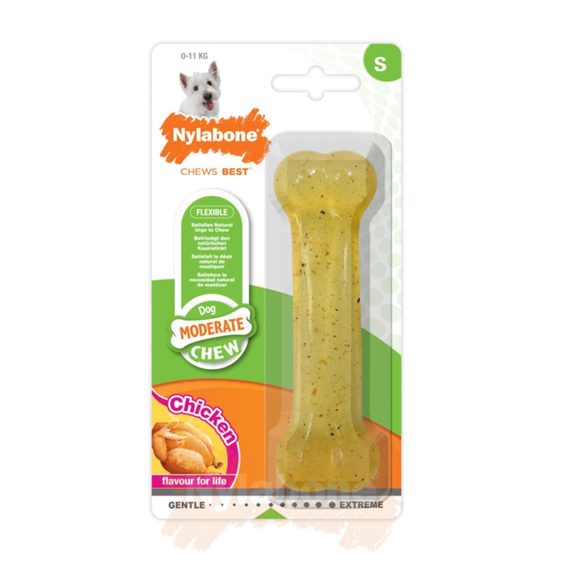 Brinquedo de cão Nylabone Moderate Chew - Chicken S