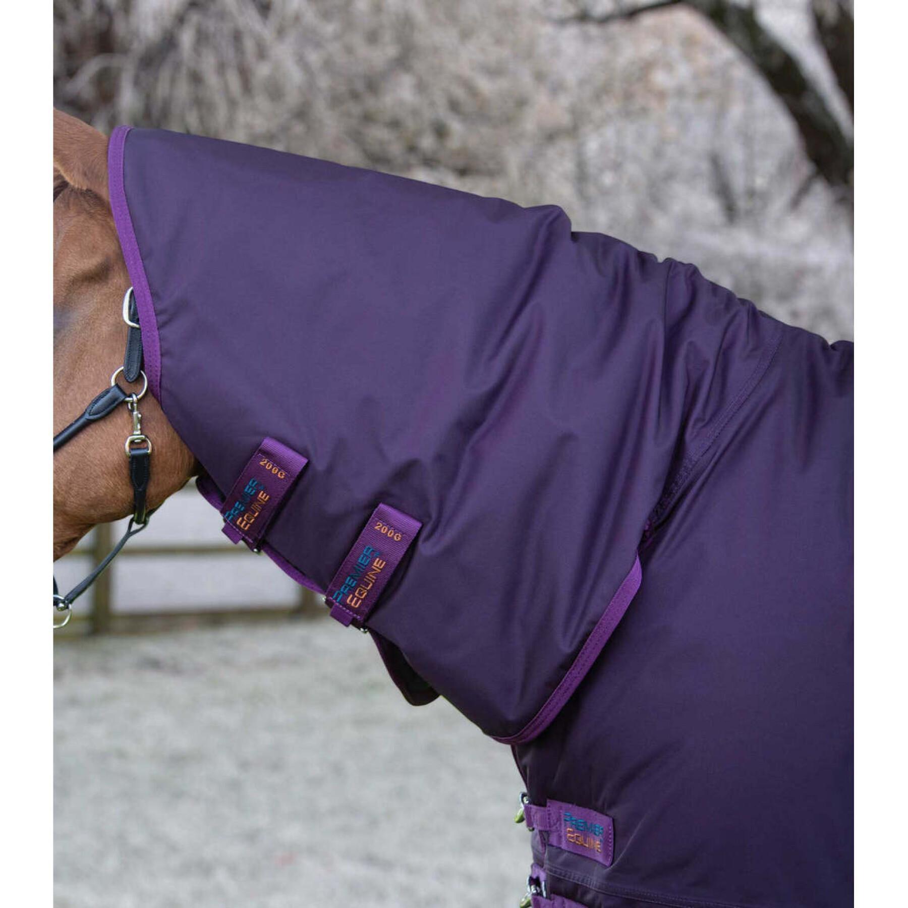 Protetor de pescoço para cavalos impermeável para cavalos com capa de pescoço Premier Equine Buster Storm Classic 420 g