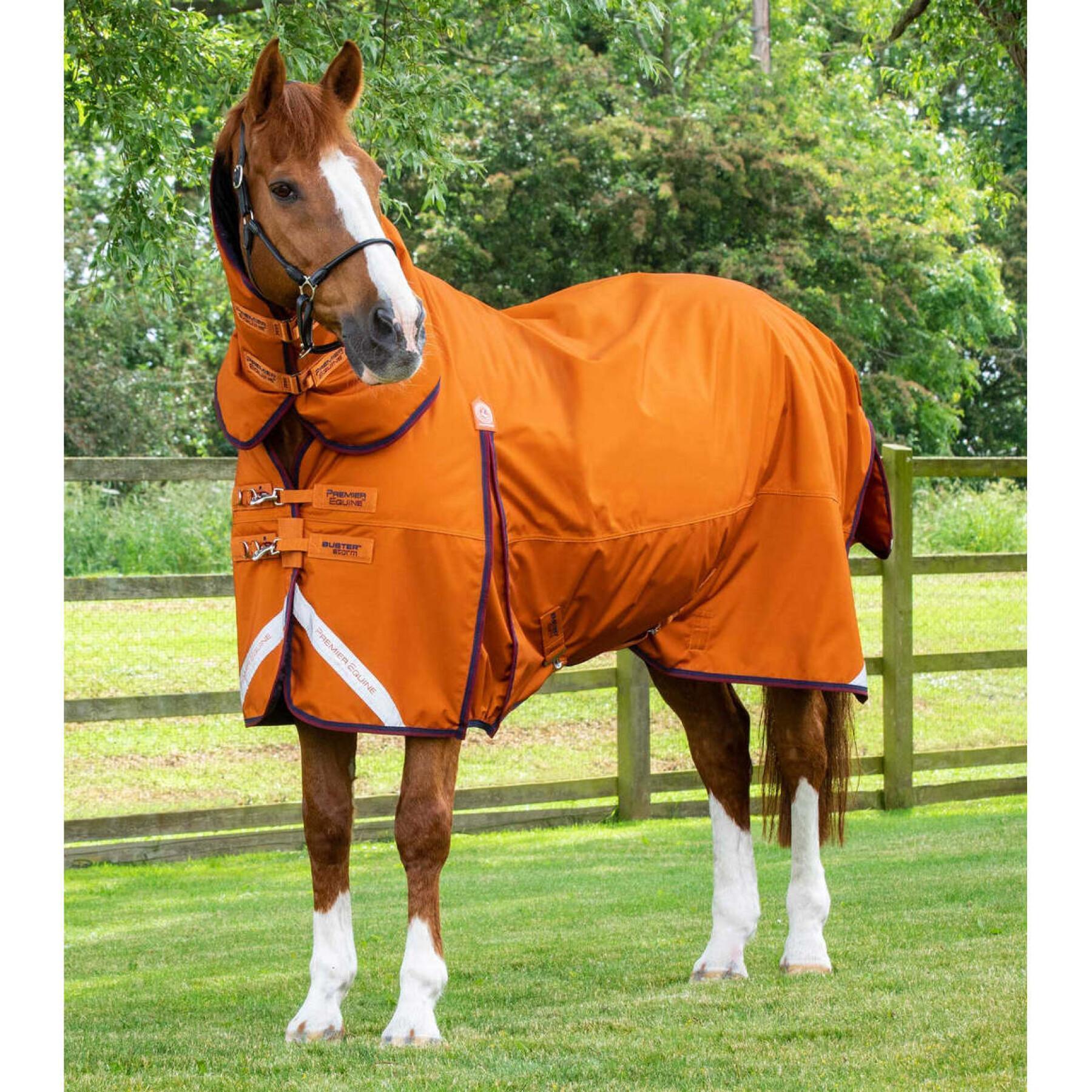 Protetor de pescoço para cavalos impermeável para cavalos com capa de pescoço Premier Equine Buster Combo 200g