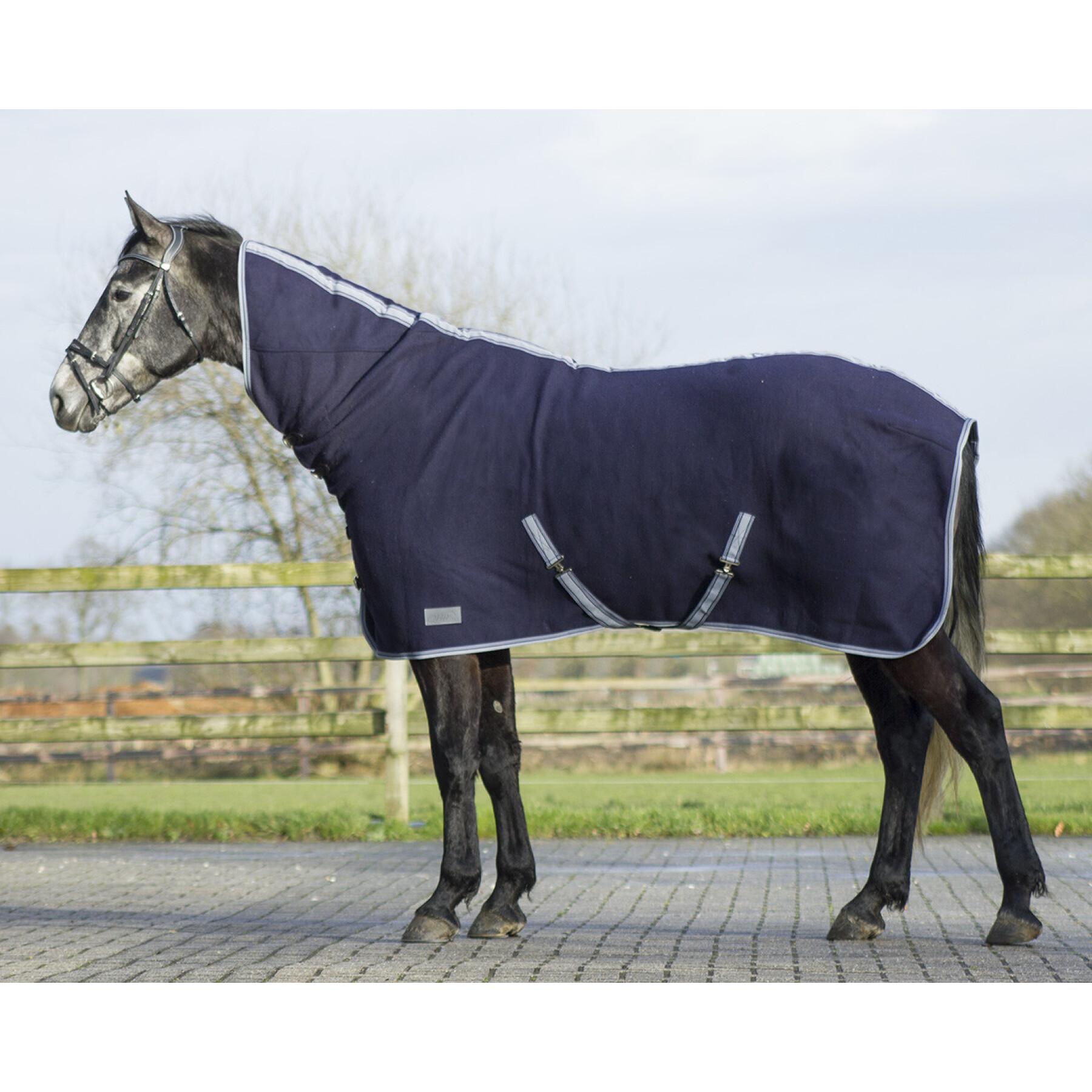Protetor de pescoço para cavalos de velo com cobertura de pescoço e alças QHP