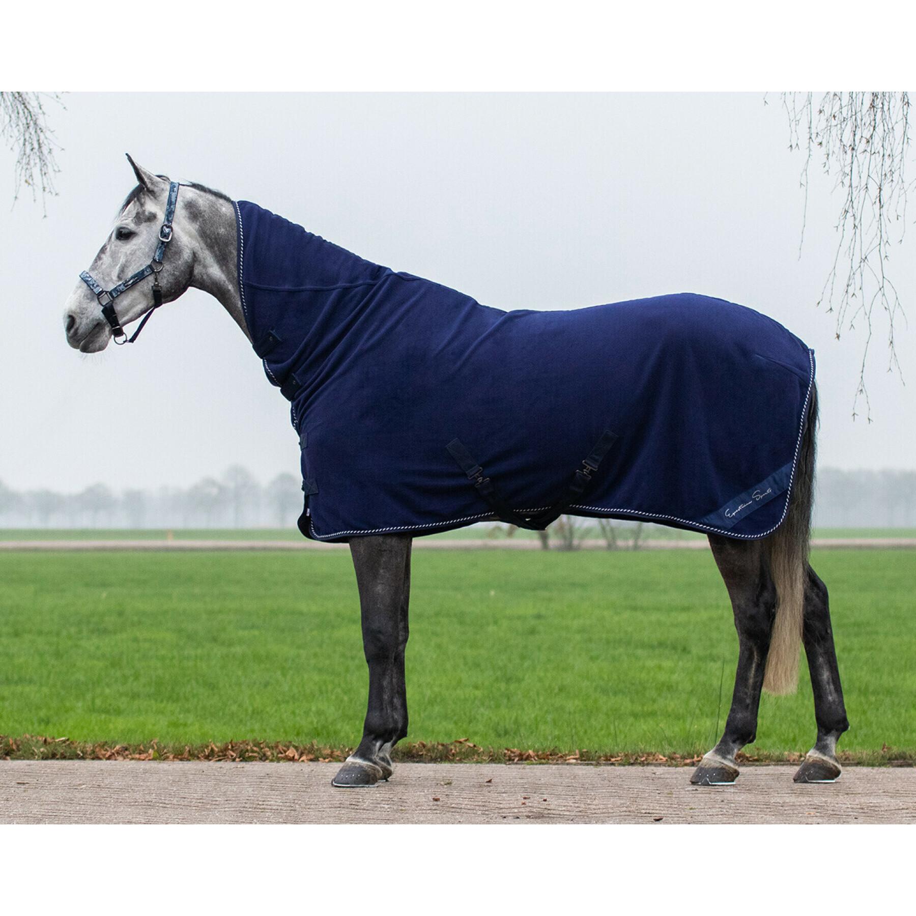 Protetor de pescoço para cavalos de lã para cavalos com capa de pescoço QHP Brilliance