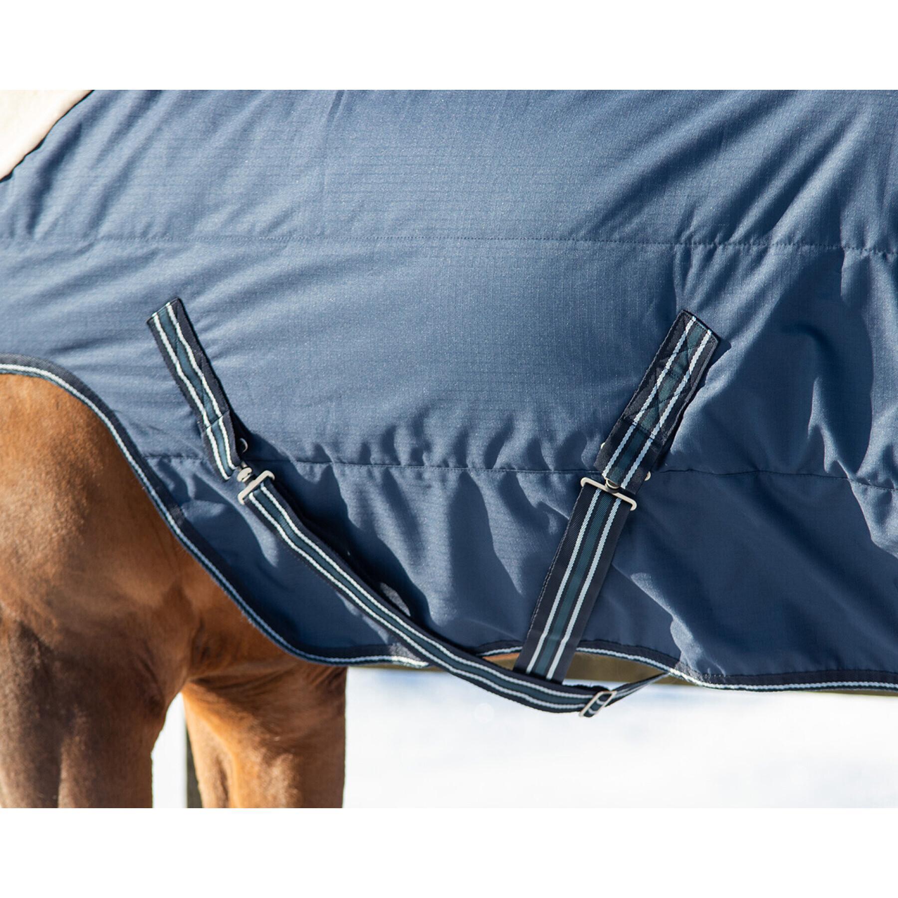 Manta estável para cavalos com ombros cortados QHP 200 g