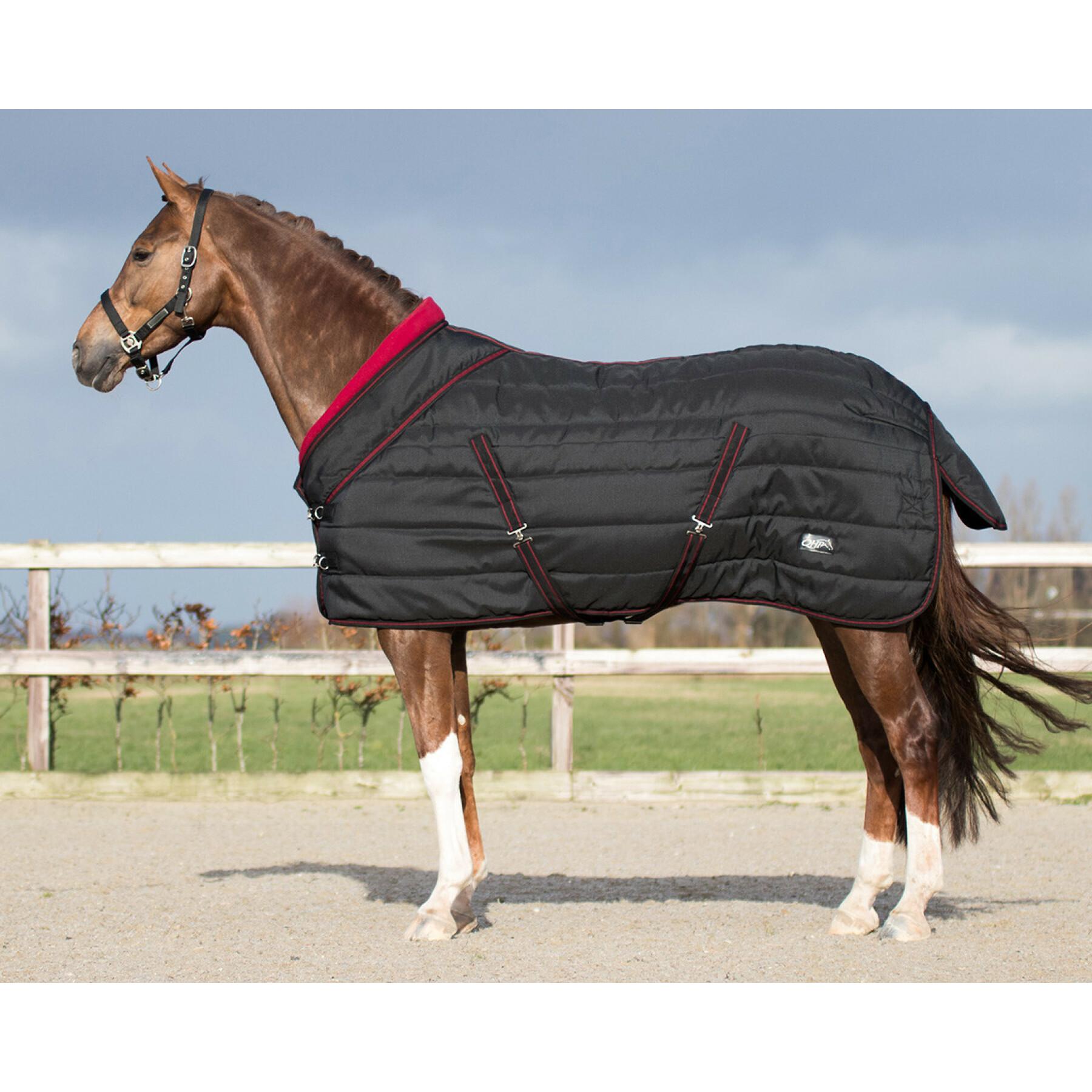 Manta estável para cavalos QHP Luxury Collection 200g