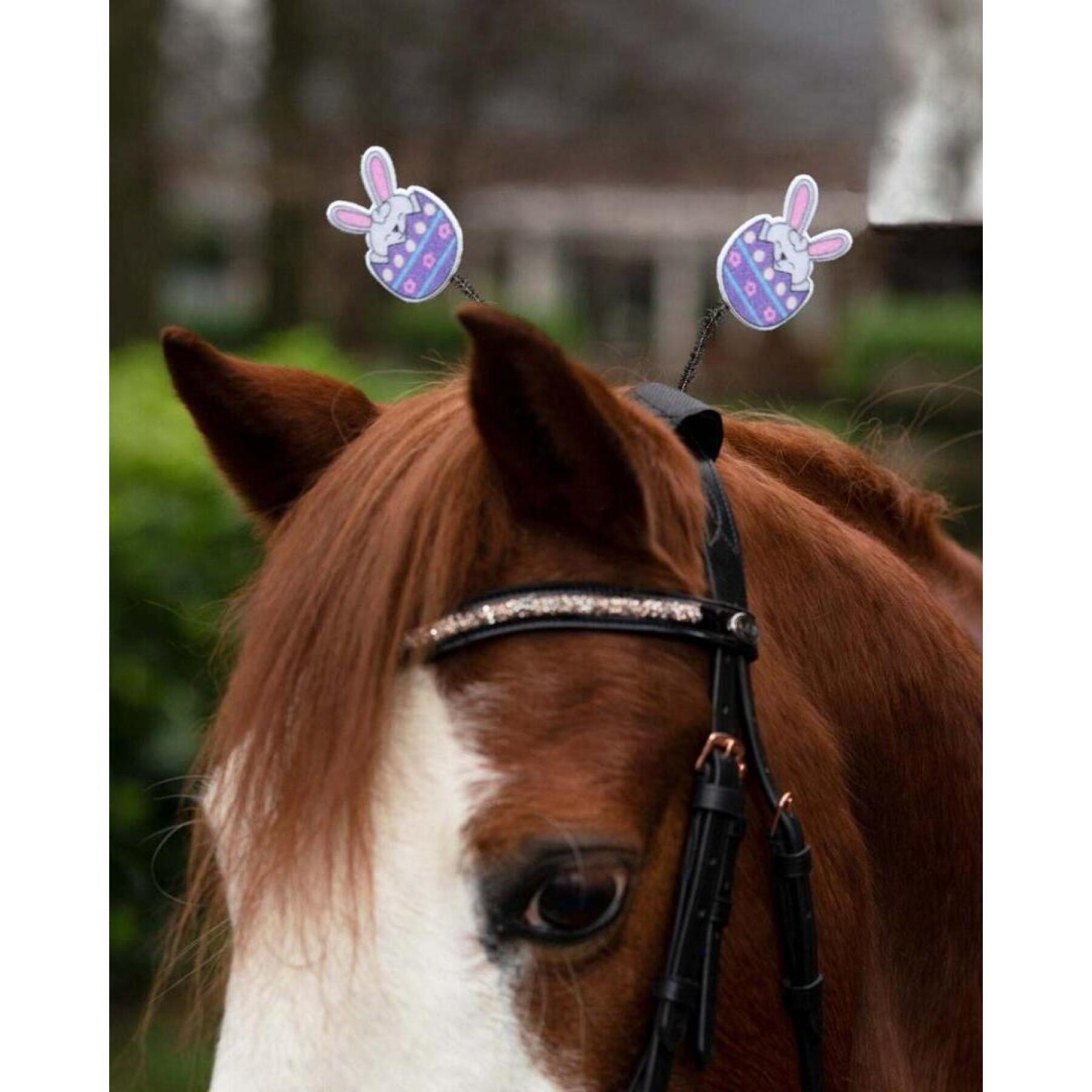 Acessório de encosto de cabeça para cavalos QHP Easter