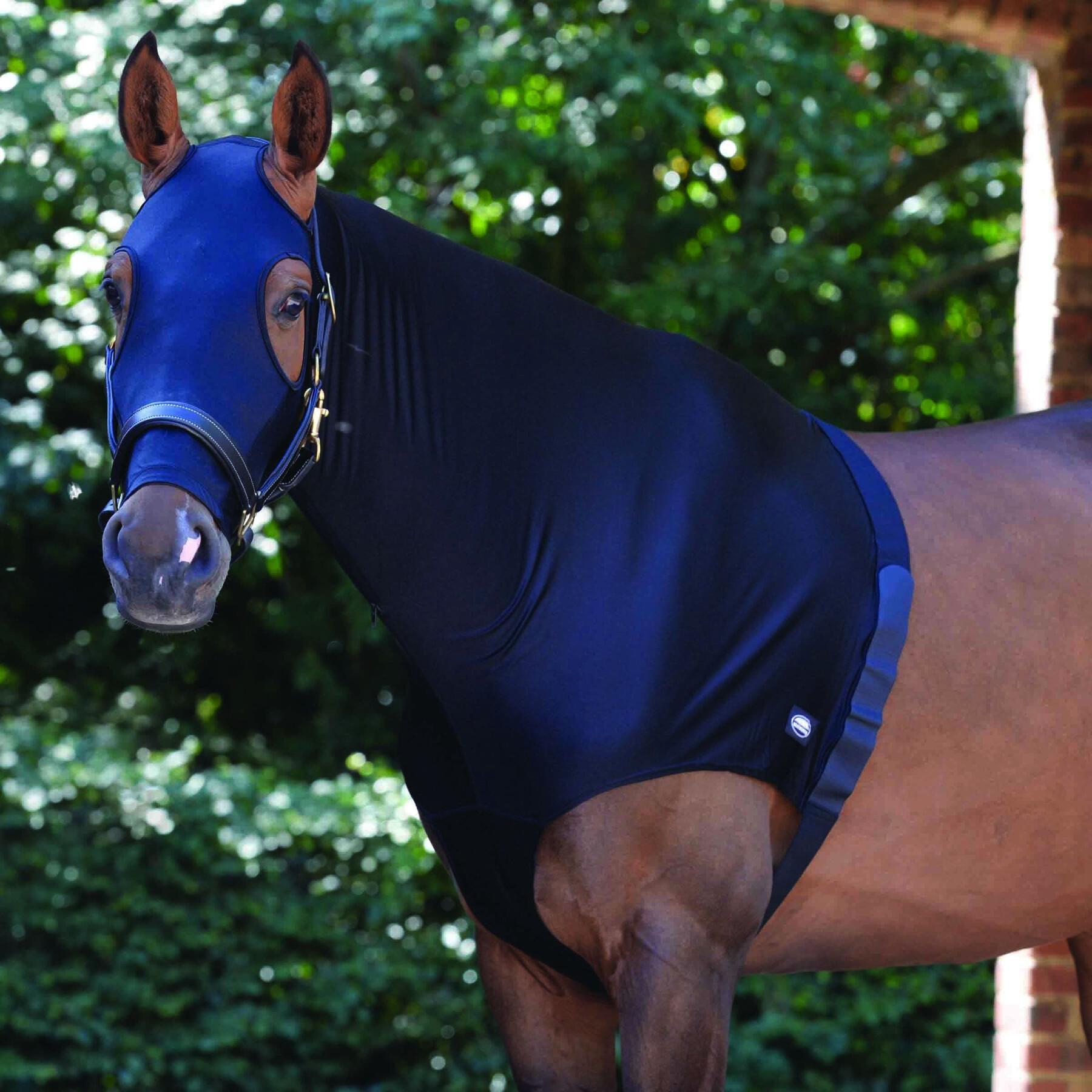 Protetor de espádua de cavalo com cobertura elástica para o pescoço Weatherbeeta