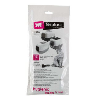 Saco higiénico para tabuleiro de areia para gatos Ferplast FPI 5365 (x10)