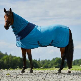 Manta de lã com cobertura de pescoço para cavalos Horze Turin