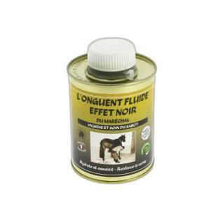 Cuidados com os cascos dos cavalos com efeito negro La Gamme du Maréchal Onguent Fluide - Pot 500 ml