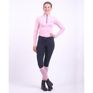 Calças de equitação femininas QHP Maxime