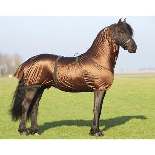 Manta anti-eczema para cavalos de pescoço grande QHP