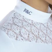 Camisa pólo de manga comprida para mulheres Flags&Cup Cassia