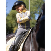 Legging de equitação full grip para rapariga Mrs. Ros Softshell Romeé