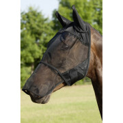 Máscara para moscas de cavalo com protetor de orelhas e proteção do nariz USG